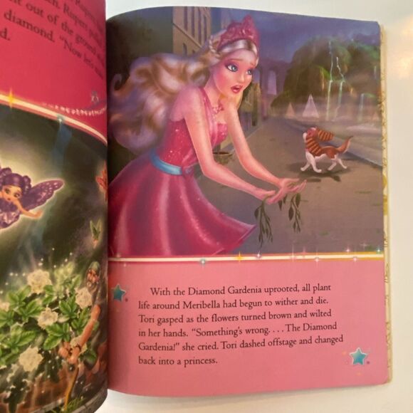 Little Golden Book Barbie Princess and Popstar 2012 Hardcover LGB - Picture 5 of 9